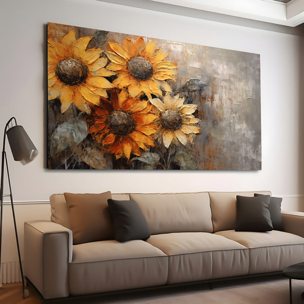 Canvas printed painting, subject Flowers