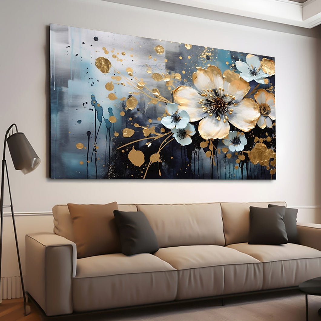 Canvas printed painting, subject Flowers