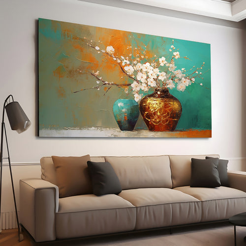 Canvas printed painting, subject Flowers