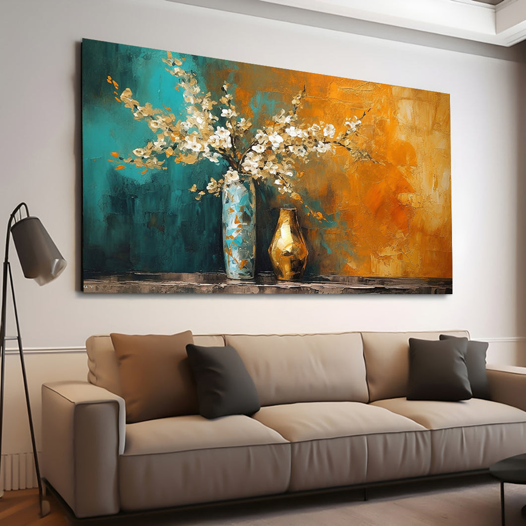Canvas printed painting, subject Flowers