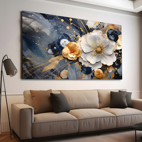 Canvas printed painting, subject Flowers