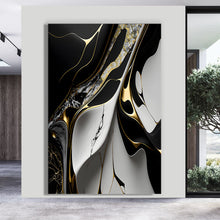 Load image into Gallery viewer, Canvas printed painting, not framed, rolled in tube, subject fluids
