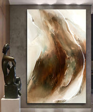 Load image into Gallery viewer, Canvas printed painting, not framed, rolled in tube, subject abstract
