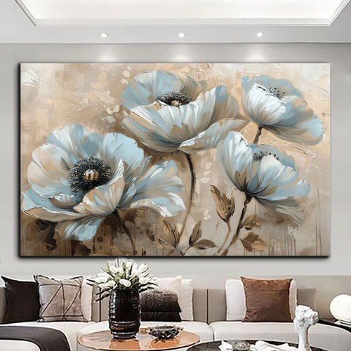 Canvas printed painting, subject Flowers