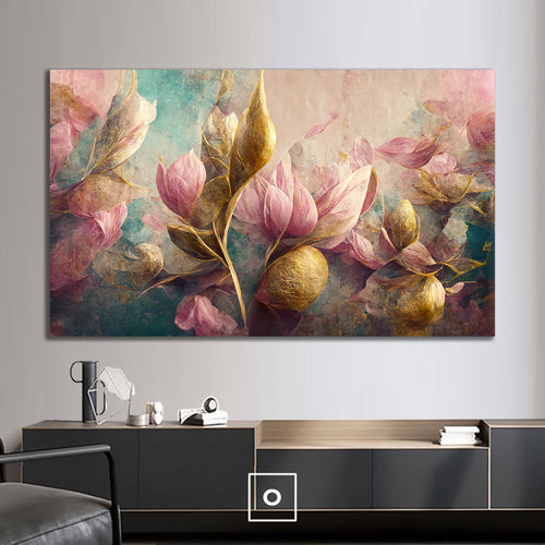 Canvas printed painting, subject Flowers