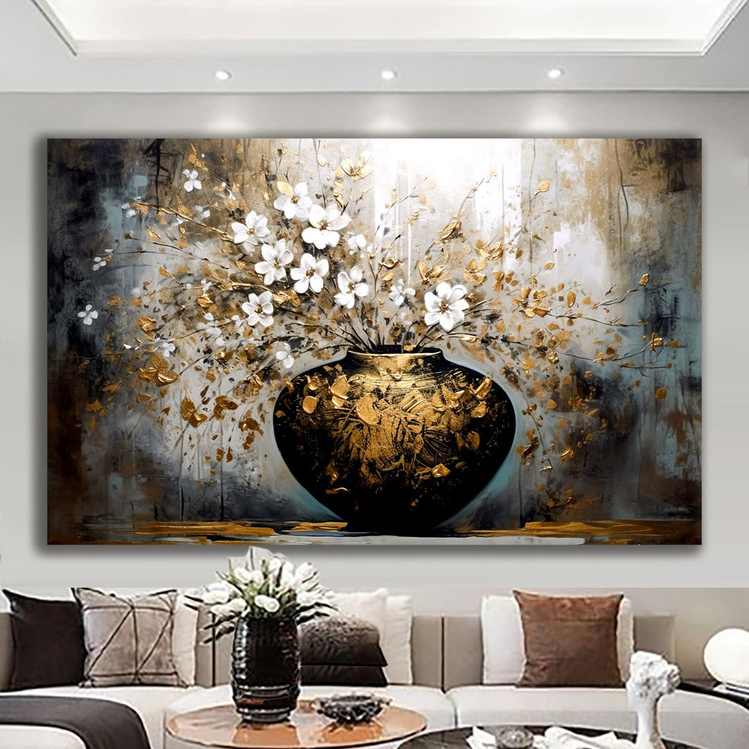 Canvas printed painting, subject Flowers