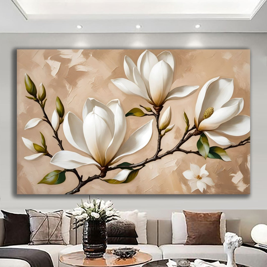 Canvas printed painting, subject Flowers