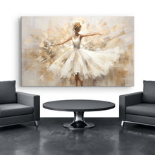 Load image into Gallery viewer, Canvas printed painting, not framed, rolled in tube, subject ballet
