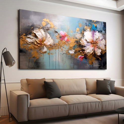 Canvas printed painting, subject Flowers